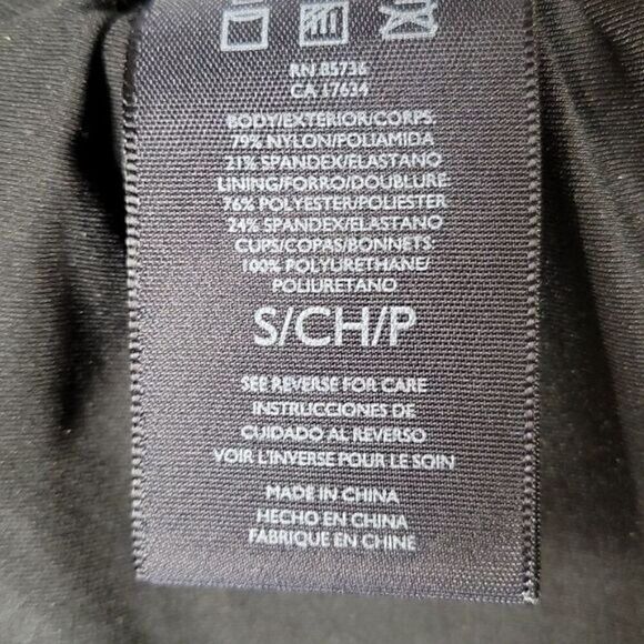 Tommy Hilfiger Bandeau Bikini Top with Halter Tie Sz S - Picture 6 of 9